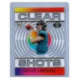 Trevor Lawrence Rookies, Inserts and Base - Eight Card Lot