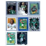 Matthew Golden and Jaylen Waddle Rookies and Inserts - Eight Card Lot