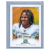Matthew Golden and Jaylen Waddle Rookies and Inserts - Eight Card Lot
