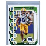 Malik Nabers Rookies, Inserts and More - Eight Card Lot