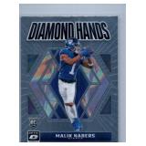 Malik Nabers Rookies, Inserts and More - Eight Card Lot