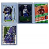 Justin Jefferson Rookies and Inserts - Four Card Lot