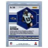 Rashod Bateman Gophers / Ravens Rookies and Inserts - Eight Card Lot