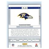 Rashod Bateman Gophers / Ravens Rookies and Inserts - Eight Card Lot