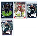 Rhamondre Stevenson Patriots Rookies and More - Four Card Lot