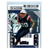 Rhamondre Stevenson Patriots Rookies and More - Four Card Lot