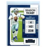 Dak Prescott Inserts, College and More - Nine Card Lot