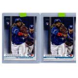 Vladimi Guerrero Jr. Topps Update RCs - Two