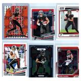 Drake London Rookies, Parallels and More - Six Card Lot