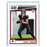 Drake London Rookies, Parallels and More - Six Card Lot