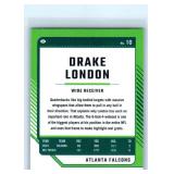 Drake London Rookies, Parallels and More - Six Card Lot