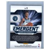 Jaden McDaniels Rookies - Six Card Lot