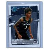 Jaden McDaniels Rookies - Six Card Lot