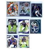 Zay Flowers Rookies and Inserts - Eight Card Lot
