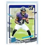 Zay Flowers Rookies and Inserts - Eight Card Lot