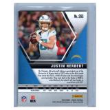 Justin Herbert Inserts and More - Seven Cards