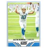 Justin Herbert Inserts and More - Seven Cards