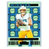 Justin Herbert Inserts and More - Seven Cards