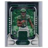 Breece Hall Rookie Jersey Card and RC