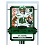 Breece Hall Rookie Jersey Card and RC