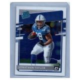 Jonathan Taylor Rookie Jersey Card and More