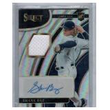 Shane Baz RC Jersey Auto, On-Card Auto