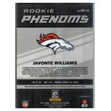 Kyle Trask, Javonte Williams, Denard Robinson Rookie Jersey Cards
