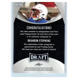 Ed Ingram, Brandon Stephens and Tyler Huff Auto Cards