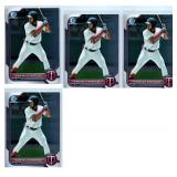 Emmanuel Rodriguez Minnesota Twins - Four Card Lot
