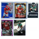 Jalen Carter Eagles RCs and Inserts - Five Card Lot