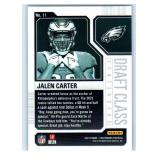 Jalen Carter Eagles RCs and Inserts - Five Card Lot