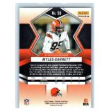 Myles Garrett Inserts, Parallels and More - Eight Card Lot
