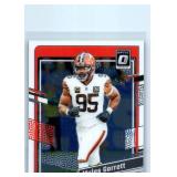 Myles Garrett Inserts, Parallels and More - Eight Card Lot