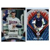 Joe Mauer Minnesota Twins - Two Card Lot