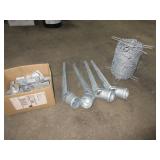 BARBED WIRE AND ACCESSORIES - NEW