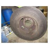 BRAND NEW BRIDGESTONE STEER TIRE WITH RIM FOR A BUS