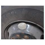 BRAND NEW BRIDGESTONE STEER TIRE WITH RIM FOR A BUS