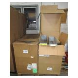 GRAY METAL PARTS BINS - USED