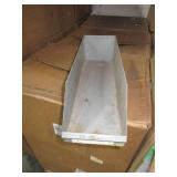 GRAY METAL PARTS BINS - USED