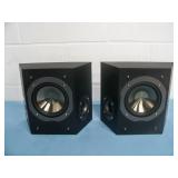 (2) Phase Technologies V-Surround-II 2-Way Switchable Bipole/Dipole Surround Speakers - Black - NEW IN BOX