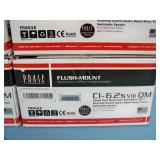 (4) Phase Technologies CI-6.2s VIII QM Round 6.5" Two-Way Switchable Flush Mount In-Ceiling Speakers / Loudspeakers - NO Grilles or Mounting Rings - NEW IN BOX