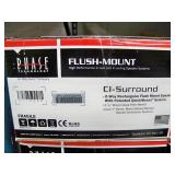 (4) Phase Technologies CI-Surround (CI_SURR) Flush-Mount In-Wall Home Theater Speakers- NO Grilles or Mounting Rings - NEW IN BOX