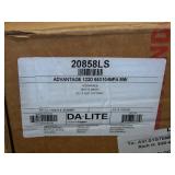 DA-LITE Advantage 20858LS 123" Diagonal (65" x 104") Ceiling-Recessed Electric Movie / Projection Screen - NEW IN BOX