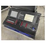 Lot of 2 - Martin Professional Lighting Control System Console MAXxyz in Heavy Duty ATA-Rated Shipping Cases with Casters