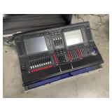 Lot of 2 - Martin Professional Lighting Control System Console MAXxyz in Heavy Duty ATA-Rated Shipping Cases with Casters
