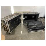Lot of 2 - Martin Professional Lighting Control System Console MAXxyz in Heavy Duty ATA-Rated Shipping Cases with Casters