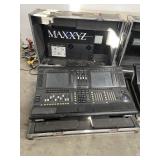 Lot of 2 - Martin Professional Lighting Control System Console MAXxyz in Heavy Duty ATA-Rated Shipping Cases with Casters