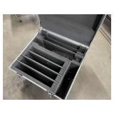 Large Rolling Heavy Duty Equipment Road Case on Casters - Maxline Custom Cases with Hinged Lid