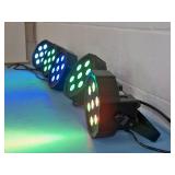 (5) LP704S Pro LED RGB PAR64 DMX Auto PAR DJ Lights
