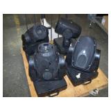 Intelligent Pro Lighting Fixture LOT - Four (4) Elation Design Spot 250 Hybrid Intelligent Spot Wash Lights - please see condition notes